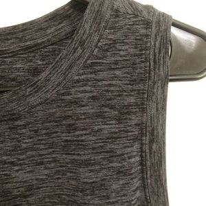 Dark grey sports tank